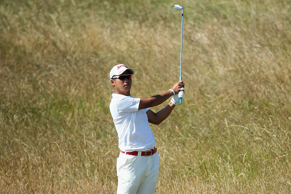 Hideki Matsuyama in The 142nd Open at Muirfield